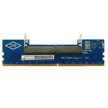 Компоненты для ПК ноутбук DDR4 SO-DIMM на рабочий стол DIMM память ram Разъем конвертер Настольный ПК Плата расширения памяти ram DIMM адаптер 2024 - купить недорого