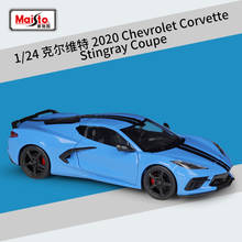 Maisto 1:24 The New 2020 Chevrolet Corvette Stingray Coupe Alloy Car Model Handicraft Decoration Collection Toy Tool Gift 2024 - buy cheap