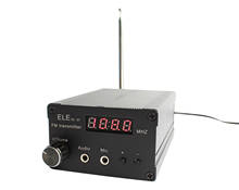 Transmisor FM estéreo de 0,5 W, 87,5-108MHZ, potencia ajustable (50MW, 100MW, 200MW, 0,5 W) 2024 - compra barato