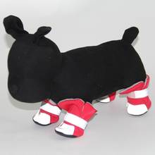 4Pcs Reflective Dog Puppy Shoes Pomeranian Teddy Bichon Soft-soled Pet Boots Breathable для собак 2024 - buy cheap