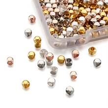 pandahall 400pcs 3mm Square Brass Cube Spacer Loose Beads For DIY Jewelry Bracelet Earring Necklace Pendant Making Mixed Color 2024 - buy cheap