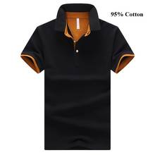 Polo de manga corta para hombre, Camisa de algodón de alta calidad, de verano, talla grande, M-4XL, YA200 2024 - compra barato