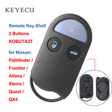 Keyecu capa de controle remoto para nissan, substituição de 3 botões para altima maxima pathfinder quest, fcc: kobuta3t 2024 - compre barato