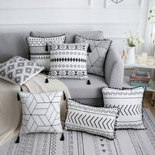 Velvet Cushion Cover Bohemian Tassel Pillowcase Decor Sofa Throw Pillows Decorative Pillow case 45*45cm Bed Pillows 2024 - buy cheap
