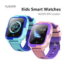 Reloj inteligente 4G para niños, dispositivo resistente al agua con GPS LBS, WIFI, localización, monitoreo remoto, videollamada, rastreador GPS, DF56 2024 - compra barato