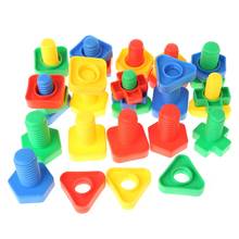 Insert Blocks Screw Building Blocks Nut Toys Children Educational Montessori Toy 2024 - buy cheap