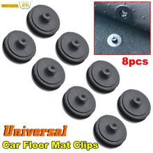 8 Sets of Car Fastener Universal Floor Mat Clips Carpet Fixing Clamps Buckles For VW Nissan Peugeot Subaru Toyota Honda Mazda 2024 - buy cheap