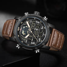 Top Luxury Brand NAVIFORCE Watches Mens Digital Sport Wristwatch Military Genuine Leather Waterproof Clock Men Relogio Masculino 2024 - buy cheap