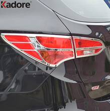 Luz trasera cromada para coche, accesorio para Hyundai Santa Fe IX45 2013 2014 ABS, cubierta embellecedora, accesorios exteriores 2024 - compra barato