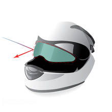 Accesorio para casco de motocicleta, película antiniebla para motocicleta, Parche transparente a prueba de lluvia, impermeable, alta definición 2024 - compra barato