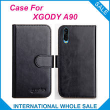 XGODY-Funda de cuero con ranuras para XGODY A90, 6 colores, cartera con ranuras para tarjetas de crédito 2024 - compra barato