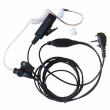 Auricular con tubo de aire acústico, auricular con micrófono PTT para Yaesu Vertex, Radio estándar, VX-2R, VX-3R, VX-5R, VX-8GR, VX-10, 5 VX-110. 2024 - compra barato