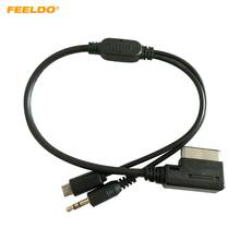 FEELDO Car Audio Music AMI/MDI/MMI Interface To 3.5mm Male Micro USB AUX Cable For Audi S5/Q5/Q7/A4L/A3 Volkswagen Wire Adapter 2024 - buy cheap