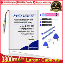 HSABAT 0 цикл 3800 мАч аккумулятор для Cayin N3 Player высокое качество запасной аккумулятор 2024 - купить недорого