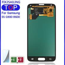 LCD Display S5 100% Tested Working LCD Touch Screen Digitizer Assembly Home Button For Samsung Galaxy S5 i9600 G900F G900H 2024 - buy cheap