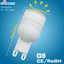 G9 Led Light 3W 5W 7W LED Bulb AC 110V 220V 240V Ceramic Body Led lamp small light Spotlight Warm White Cold White SMD3014 24PCS 2024 - buy cheap