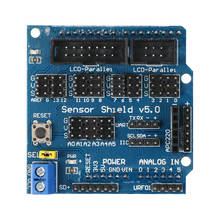 Placa de expansión con escudo de Sensor V5.0, compatible con Arduino Uno R3 V5 2024 - compra barato