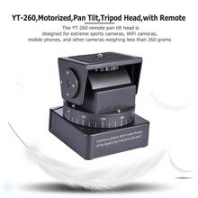 YT-260 Motorized Pan Tilt Tripod Head with Remote Control for Camera Phone Pan Tilt Head Remote Control User Manual Photography 2024 - buy cheap