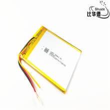 3 line 3.7V,2200mAH 385569 (polymer lithium ion battery) Li-ion battery for Mp3 MP4 MP5 GPS 2024 - buy cheap