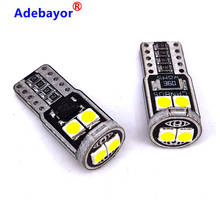 Luz LED canbus para interior de coche, Bombilla W5W T10, 100, 194, 6 SMD, 501, 12V, 3030 K, sin error, 6000 unidades 2024 - compra barato
