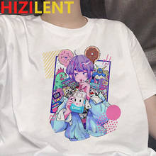 Camiseta de Chica de Anime Harajuku para mujer, ropa informal femenina gótica, Camisetas estampadas Ulzzang de estética, ropa Unisex 2024 - compra barato