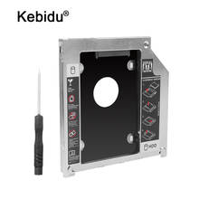 Kebidu-disco duro externo HDD Caddy de 9,5mm, unidad de disco duro SATA a SATA de 2,5 pulgadas, carcasa SSD para Apple Macbook Pro, CD, DVR, ROM, conector óptico 2024 - compra barato