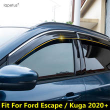 Lapetus переоборудование экстерьера комплект подходит для Ford Escape / Kuga 2020 Окно дождь брови выделенный Солнечный дождевик крышка модификация 2024 - купить недорого