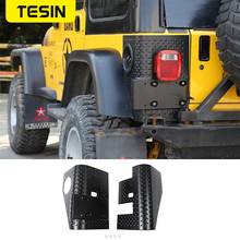 TESIN Lamp Hoods for Jeep Wrangler TJ Car Rear Tail Light Lamp Cover Guard Stickers Accessories for Jeep Wrangler TJ 1997-2006 2024 - buy cheap