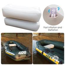 Asiento inflable ligero de PVC para Kayak, almohada de asiento de bote de pesca, Rafting, playa, cojín a prueba de humedad 2024 - compra barato