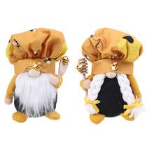 Decoração parachoque para crianças, abelha gnome escandinavo tomte nisse, nano, pasta americana, m76c 2024 - compre barato