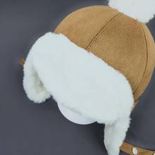 Baby Boys Girls Hat Kids Children Ear Flap Muff Winter Warm Plush Cotton Cap Hooded Scarves Women's Hat 2024 - buy cheap
