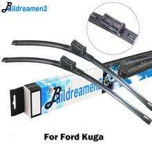 Buildreamen2 Car Wiper Blade Natural Rubber Windshield Wiper For Ford Kuga 2008 2009 2010 2011 2012 2013 2014 2015 2016 2017 2024 - buy cheap