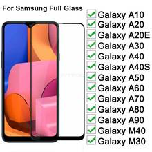 Protector de pantalla de vidrio templado para Samsung Galaxy, película protectora completa de vidrio para teléfono Samsung Galaxy A20E, A40S, A10, A20, A30, A40, A50, A60, A70, A80, A90, 2 unidades 2024 - compra barato