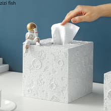 Astronaut Resin Tissue Box Square Paper Towel TubePaper Roll Holder Rectangular Tissue Box DecorationPaper Towel Holder Storage 2024 - buy cheap