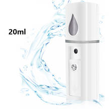 Mini vaporizador Facial recargable por USB para mujer, pulverizador Facial, humidificador de aire de Spa con espejo, herramientas de belleza para el cuidado de la piel 2024 - compra barato