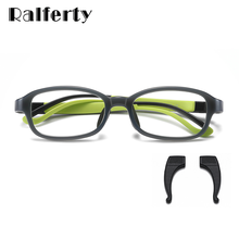 Качественные детские очки по рецепту Ralferty, детские очки без диоптрий, гибкие силиконовые очки D5117 2024 - купить недорого