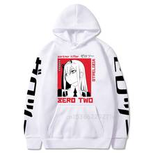 Novo anime kawaii darling no franxx mulheres masculinas unissex hoodies moletom com capuz zero dois hoodie harajuku 2024 - compre barato