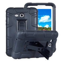 Capa armadura híbrida pesada para samsung galaxy, tab 3 lite 7 t110 t111 capa de proteção para samsung tab e lite 7 t116 capa + película + caneta 2024 - compre barato