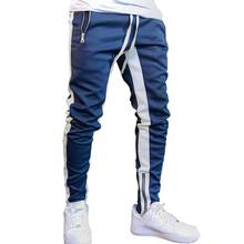 Mens Cotton Joggers Sport Running Pants Fitness Men Sportswear Tracksuit Bottoms Skinny Sweatpants Trousers Gyms Track Pants 2024 - buy cheap