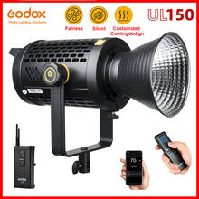 Godox UL150 150W Silent LED Video Light 5600K Daylight Bowens Mount 58000LUX@1M / CRI96 TLCI97 with Remote Control & App Support 2024 - buy cheap