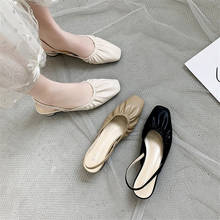 Sandalias de tacón alto plisadas para mujer, zapatos de vestir sin cordones, finos, sexys, a la moda, para verano 2024 - compra barato