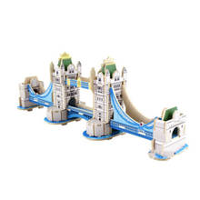 DIY 3D Wooden Taj Mahal Bridge Building Puzzle Game Assembly Toy Gift For Children Kids Model Kits 2024 - buy cheap