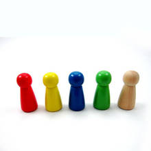 50Pcs/Set 31*15mm Chess Game Pieces Accessories Wood Pawn/Chess Card Pieces For Board Games 2024 - buy cheap