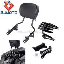 Motorcycle Sissy Bar Backrest Stealth Luggage Rack For Harley Touring 2014-2022 Road King Road Street Glide FLHR FLHX FLTRX 2024 - buy cheap