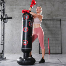 Inflatable Boxing Bag Training Pressure Relief Exercise Water Base Punching Standing Sandbag Fitness Body Building Equipment  2024 - buy cheap