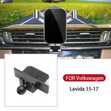 Suporte automotivo para volkswagen vw lavida, porta-celular com ventilação de ar, 2012-2017 2024 - compre barato