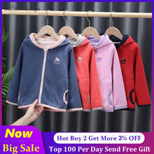 2020 New Spring Coats Kids Fleece Top Full Sleeve Jacket For Boys Outerwear Girls Winter Korean Clothes For Teenage Size 100-150 2024 - buy cheap