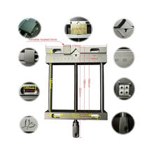 Aluminium Alloy Flat Tongs Vice 164mm CNC Machine Bench Vise Fixture Flat Tongs Screw Precision Parallel-jaw Vice Plain Vise QGG 2024 - buy cheap