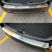 Chrome Car Accessories For Subaru Forester SK 2019 Steel Rear Bumper Guard Trunk Door Sill Plate Protector Rearguard Cover Trim 2024 - buy cheap