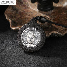 Pingente de estátua de buda vairocana e tibetana, pingente de buda budista vairocana 990, boa sorte, amuleto 2024 - compre barato